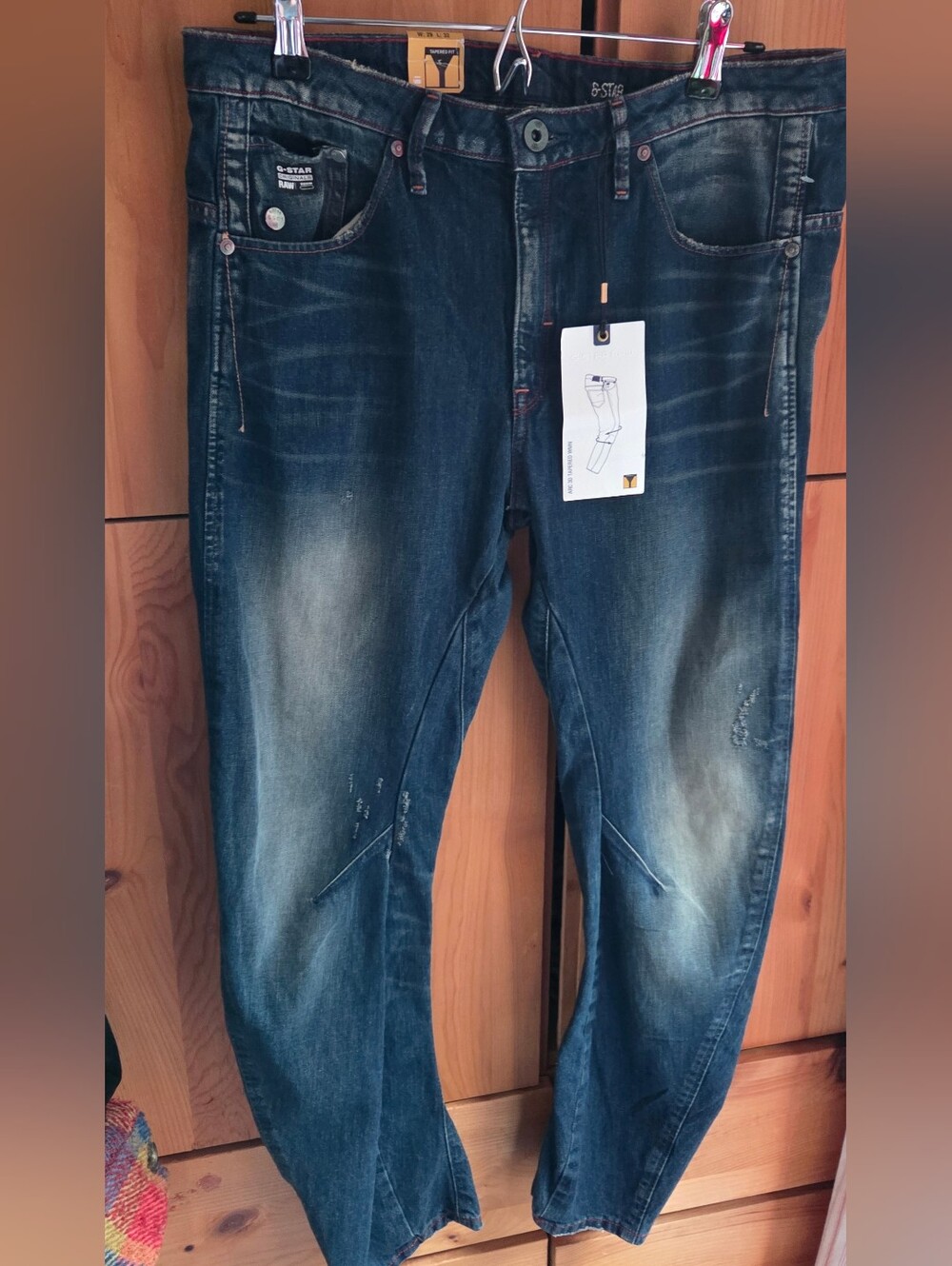 G Star Raw NWT ARC 3D Tapered Dark Wash Jeans Size 29